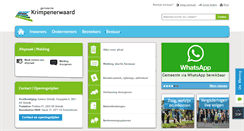 Desktop Screenshot of krimpenerwaard.nl